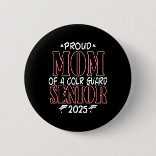 Farbwächter Senior Mama Cl of 2025 Abschluss Funny Button