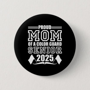 Farbwächter Senior Mama Cl of 2025 Abschluss Funny Button