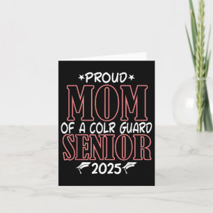 Farbwächter Senior Mama Cl of 2025 Abschluss Funny Karte