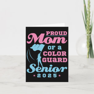 Farbwächter Senior Mama Cl of 2025 Flags Abschluss Karte