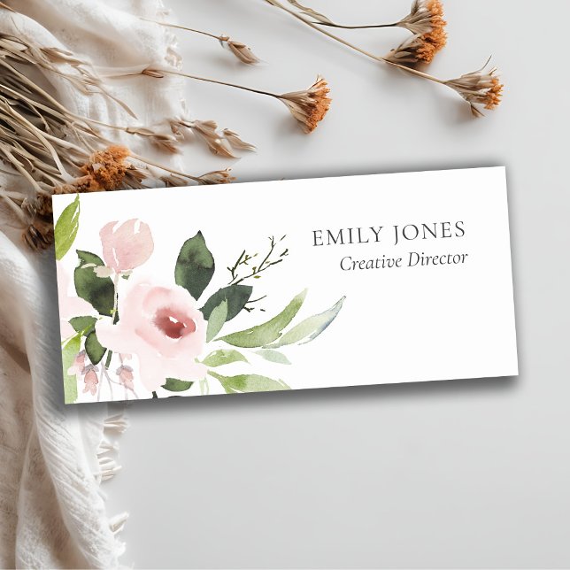 FARBWASCHWASCHEN BLUSPINK FLORAL BUNCH NAMENSSCHILD (Von Creator hochgeladen)