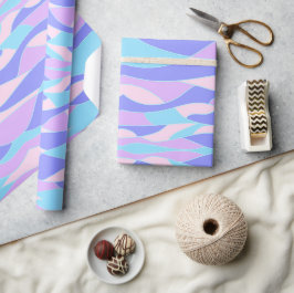 Farbwellen Geschenkpapier