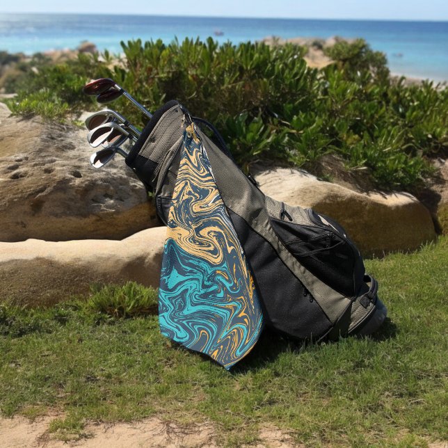 Farbwellen Golfhandtuch (golf towel)