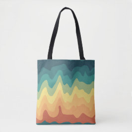 Farbwellen-Horizont Tasche