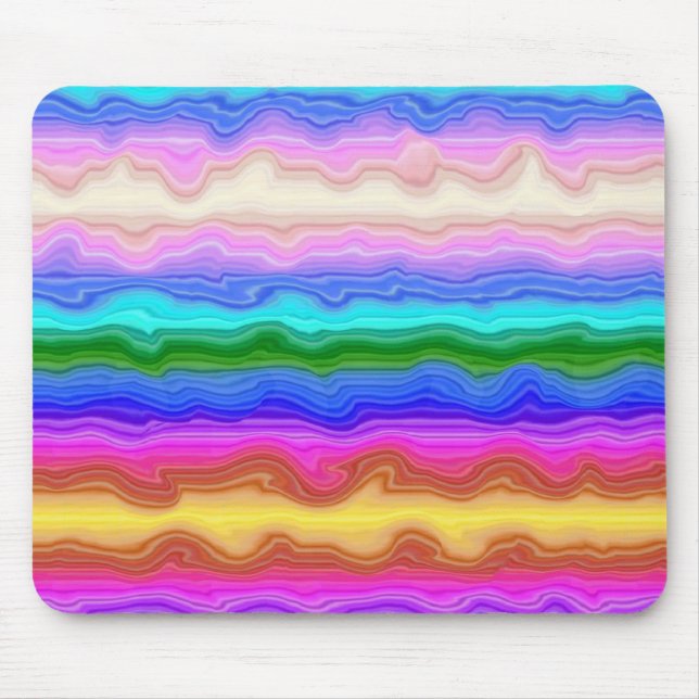 Farbwellen Mousepad (Vorne)