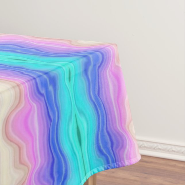 Farbwellen Tischdecke (Beispiel)