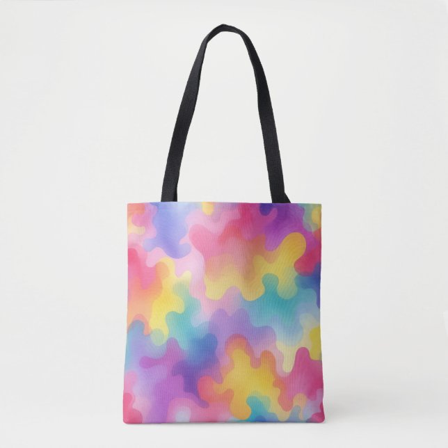 Farbwolken Tasche (Vorderseite)
