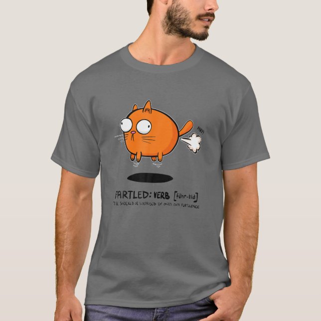 Farected Cat Funny Art Cats Lover Geschenk T-Shirt (Vorderseite)