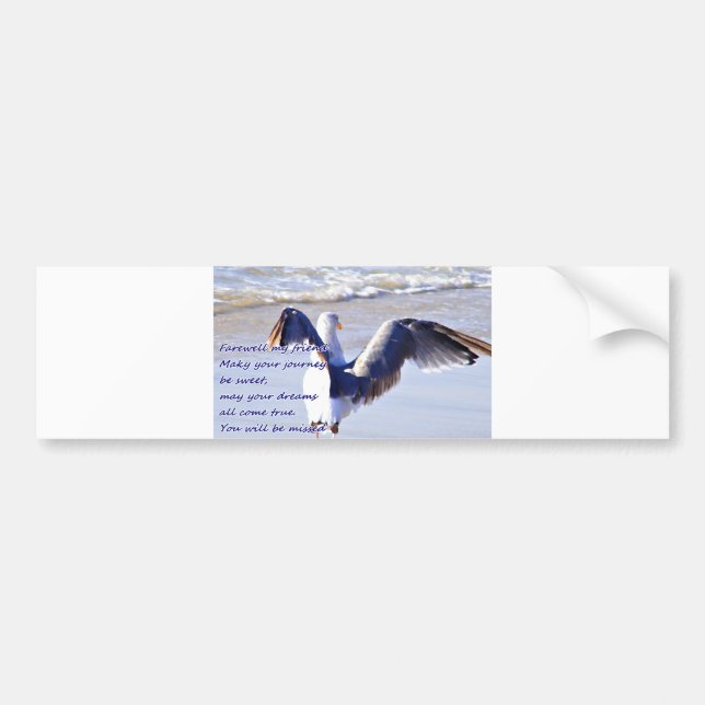 Farewell_ Autoaufkleber (Vorne)