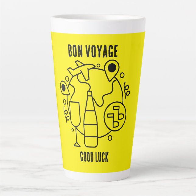 Farewell Bon Voyage Party Milchtasse (Vorderseite)