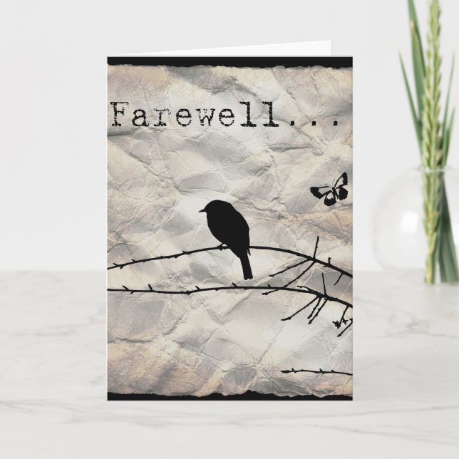 Farewell Card Karte (Vorderseite)