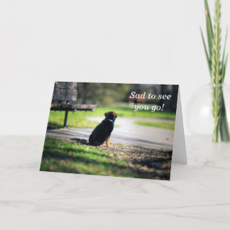 Farewell German Shepherd carte