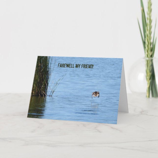 Farewell my friend karte (Vorderseite)
