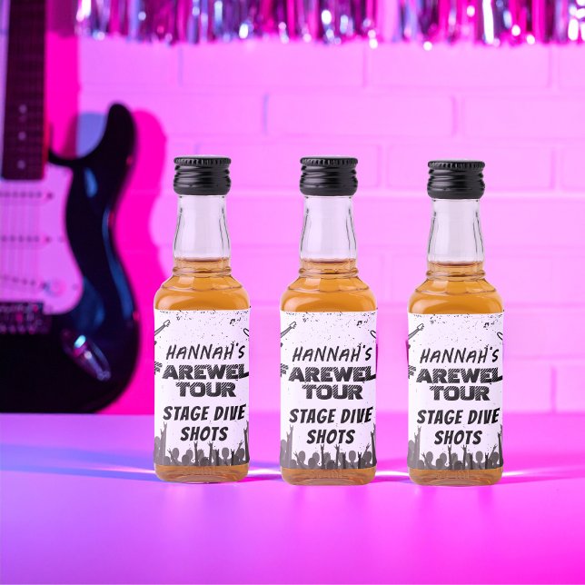 Farewell Tour Punk Rock Alkoholflaschenetikett (Von Creator hochgeladen)