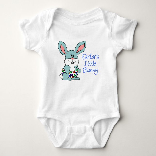 Farfar's Little Bunny Baby Strampler (Vorderseite)