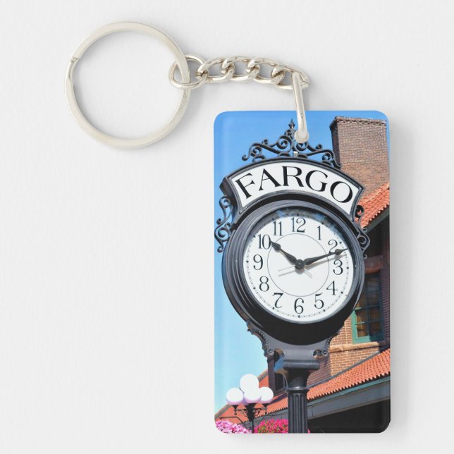 Fargo Clock Schlüsselanhänger (Vorderseite)