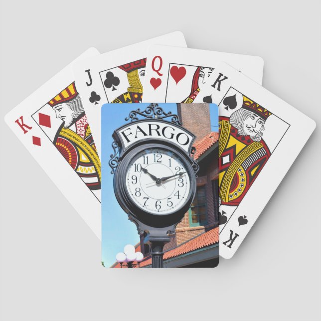 Fargo Clock Spielkarten (Rückseite)
