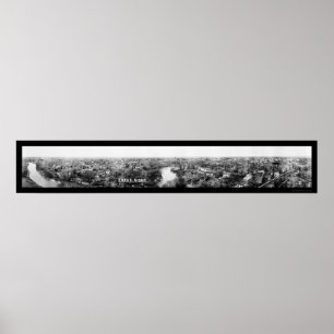 Fargo, North Dakota Panorama Foto 1921 Poster