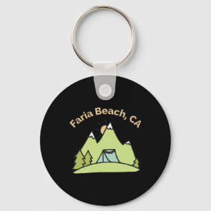 Faria Beach Ca Berge Wandern Klettern Camping A Schlüsselanhänger