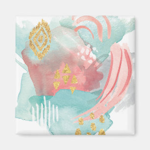 Faridas Abstrakt - Geräumige Farben Magnet