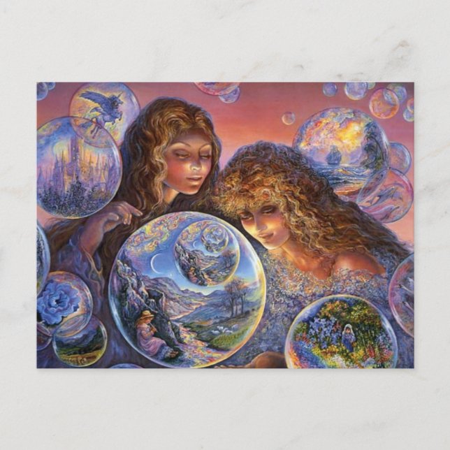 "Farie Postcard ! " Postkarte (Vorderseite)
