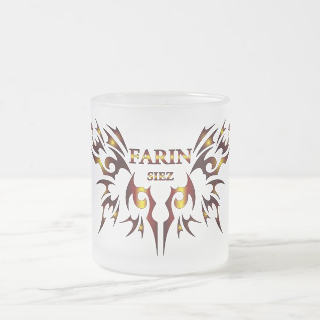 Farin Siez Glasbecher Mattglastasse (Mittel)