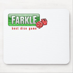 FARKLE - bestes Würfelspiel Mousepad
