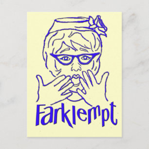 Farklempt Postkarte