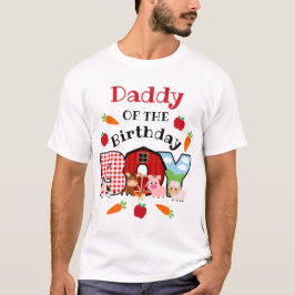 Farm Animal Daddy vom Geburtstagskind | Barnyard T-Shirt