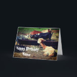 Farm Animal Friends Personalisierten Geburtstag Karte<br><div class="desc">Adorable Pony, Lama und Ziegen Farm Tiere Freunde teilen Frühstück. Tierfotografie von Susan. Klicken Sie auf Anpassen, um einen beliebigen Text für eine personalisiertere Touch zu ändern oder hinzuzufügen, und ändern Sie die Größe, den Stil und die Farbe des Schriftartes. Dieses Bild ist auf vielen Produkten in meiner Galerie verfügbar....</div>