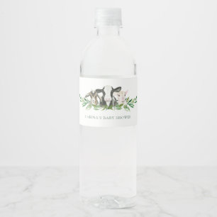 Farm Animal Greenery Boy Baby Dusche Wasser Flasch