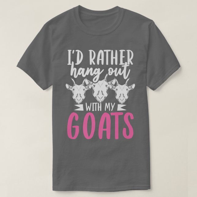 Farm Animal Lover Ziege Lover Bauer Funny Goat T-Shirt (Design vorne)