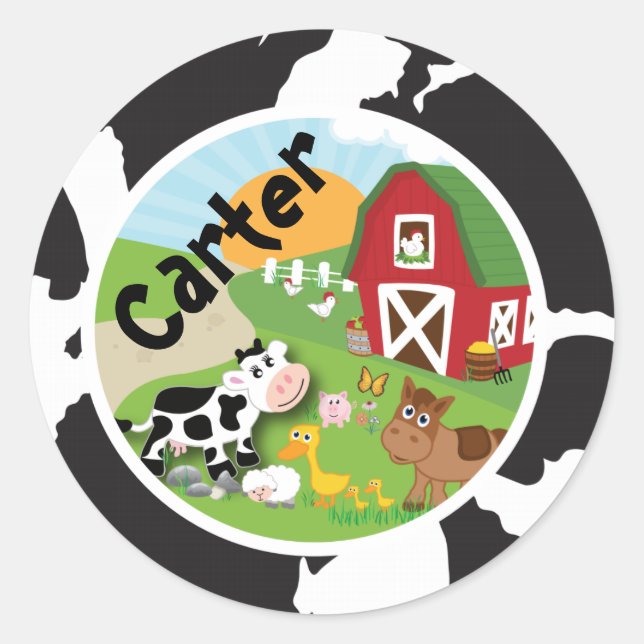 Farm Animal Sticker (Devant)