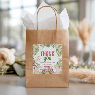 Farm Animals Birthday Favor Tags Geschenkanhänger