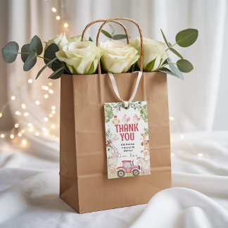 Farm Animals Birthday Favor Tags Geschenkanhänger