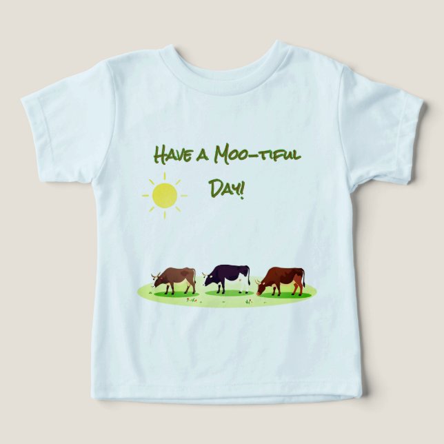Farm Animals Cow T-Shirt (Design Vorderseite)