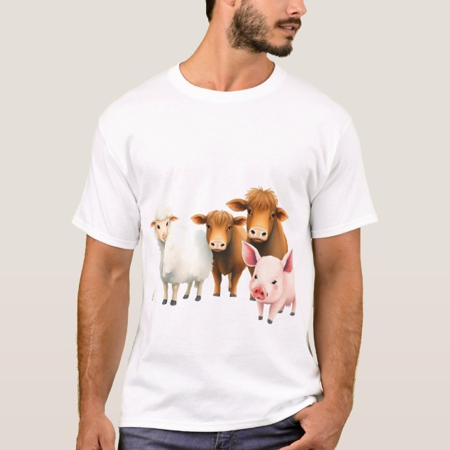 Farm Animals T-Shirt (Vorderseite)