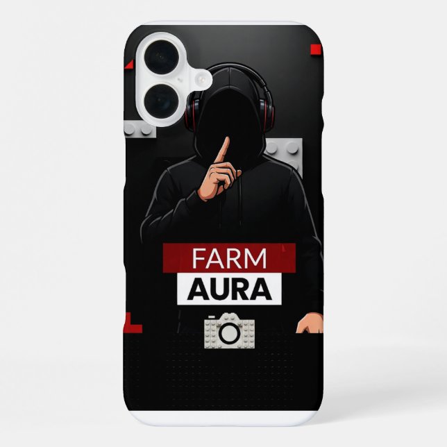 “Farm Aura” cell phone case iPhone 16 Plus Hülle (Rückseite)