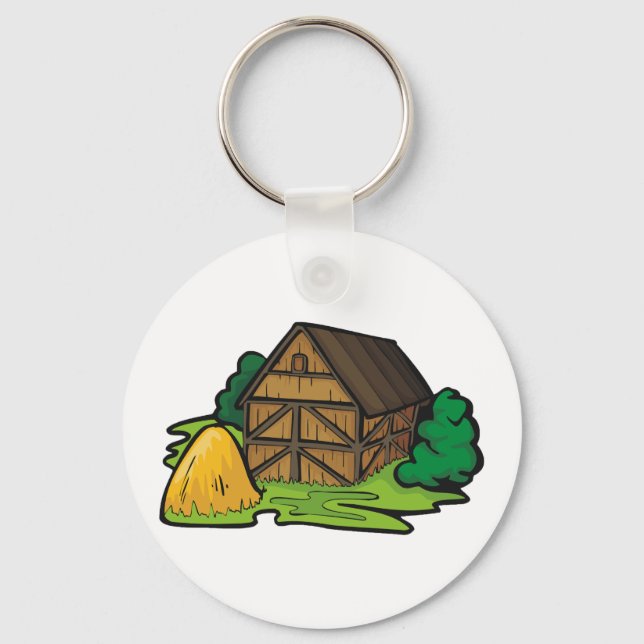 Farm Barn Schlüsselanhänger (Vorderseite)