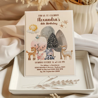 Farm Barnyard Tiere Geburtstag Einladung