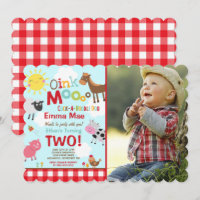 Farm Birthday Einladung Altes MacDonald Farm Party