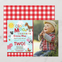 Farm Birthday Einladung Altes MacDonald Farm Party