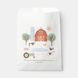 Farm Birthday Party Danke, dass du dir die Tags ge Geschenktütchen