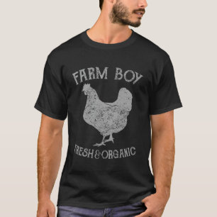 Farm Boy Frisch und Bio-Landhuhn T-Shirt