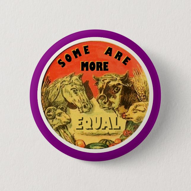 Farm der Tiere Georges Orwells Button (Vorderseite)