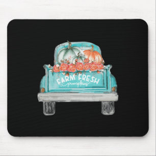 Farm Fresh Pumpkin Niedlicher LKW Happy Herbst Her Mousepad