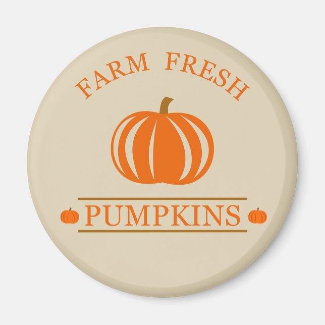 Farm fresh pumpkins magnet (Vorne)