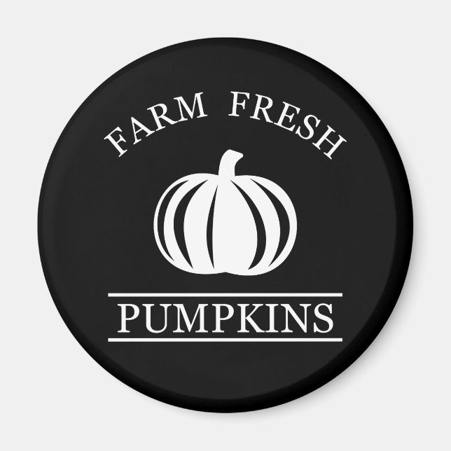 Farm fresh pumpkins magnet (Vorne)