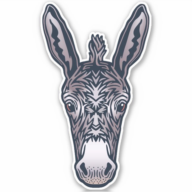 Farm Friend Donkey Farm Aufkleber (Vorderseite)