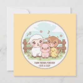 Farm friends forever - cute & cozy